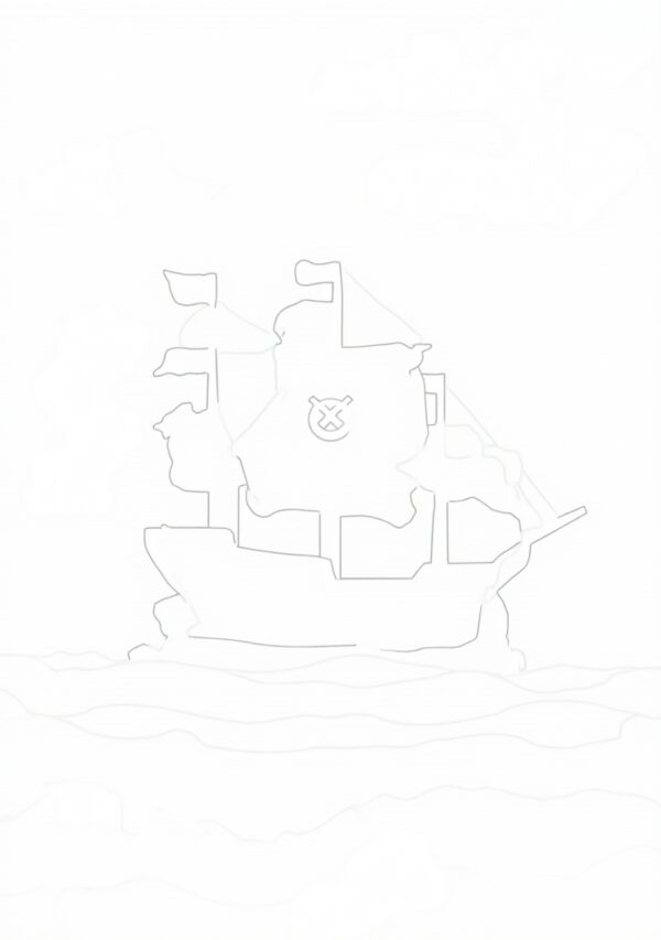 Pirate Ship Coloring Book for Adults – Relax and Unwind - 26 Pages