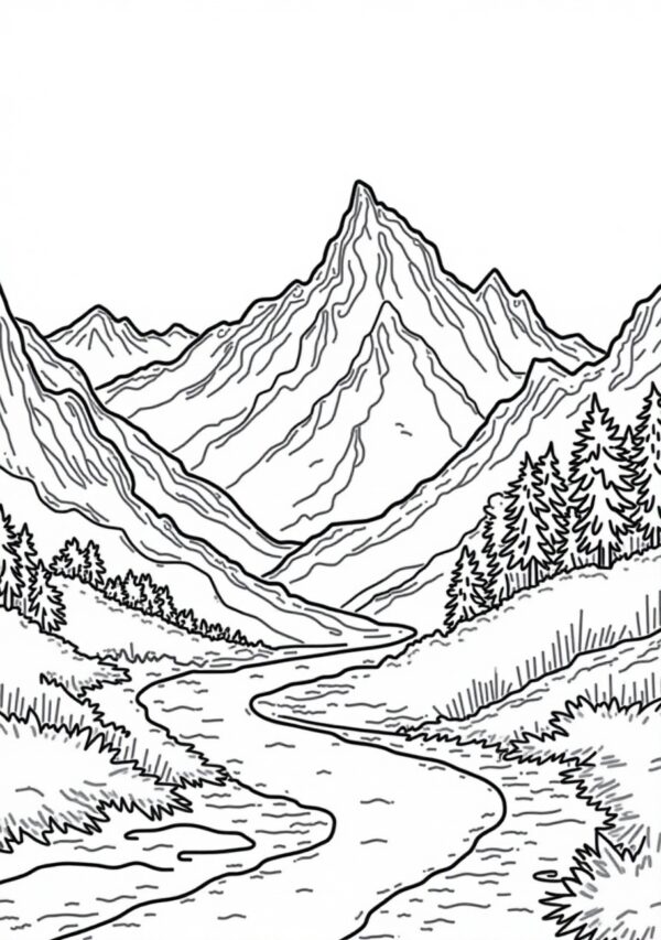 Mountain Adventure Coloring Book - Digital Download - 26 Pages - Image 2