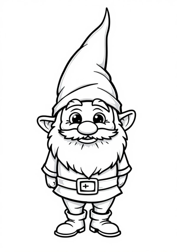 Whimsical Gnomes Coloring Book - Digital Download - 26 Pages - Image 2