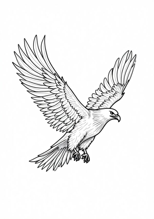 Eagle Coloring Book - Digital Download - 25 Pages