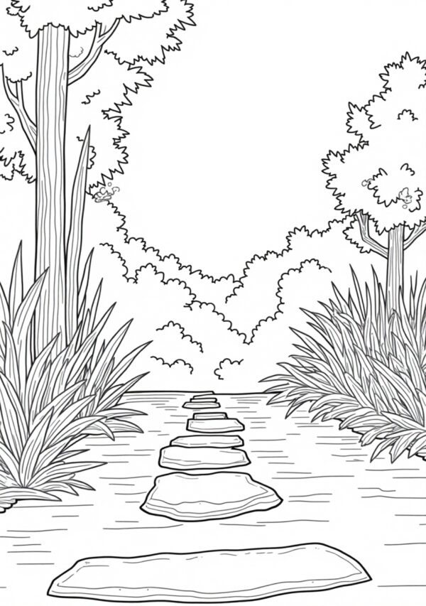 Nature-Inspired Coloring Book: Digital Download - 26 Pages