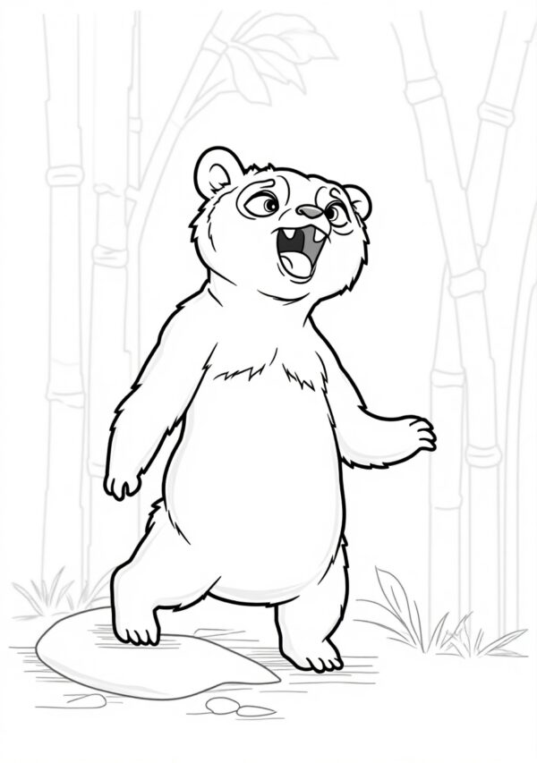 Adorable Bear Digital Coloring Book | Instant Download - 24 Pages - Image 2