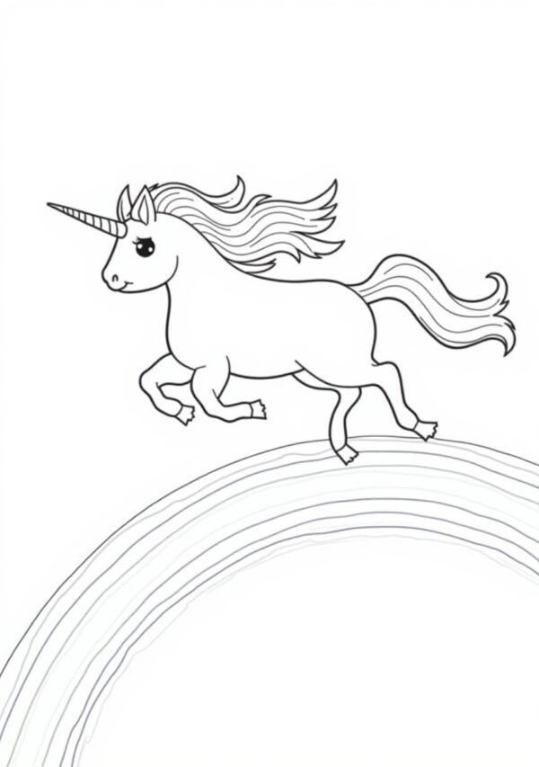 Enchanting Unicorn Coloring Book Digital Download - 21 Pages - Image 2