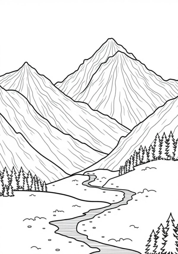 Mountain Adventure Coloring Book - Digital Download - 26 Pages - Image 3