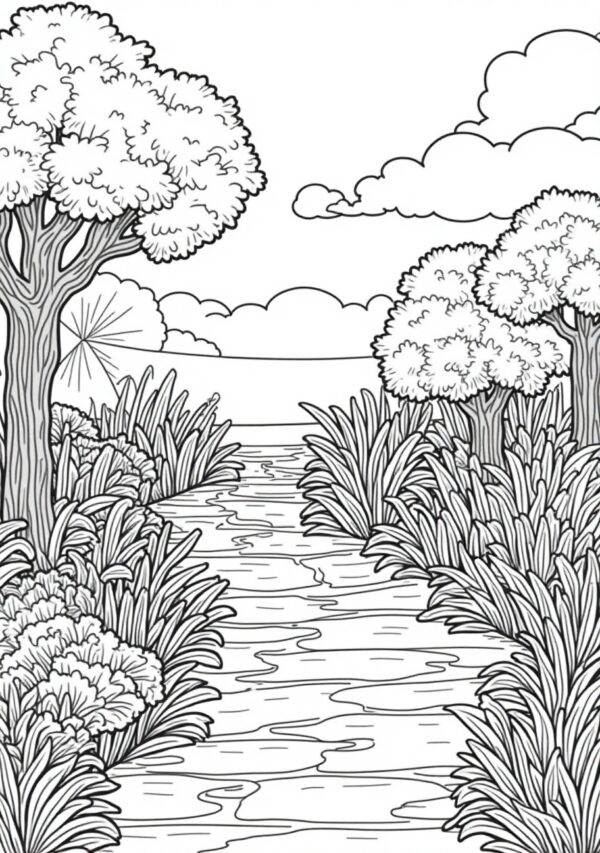 Nature-Inspired Coloring Book: Digital Download - 26 Pages - Image 3