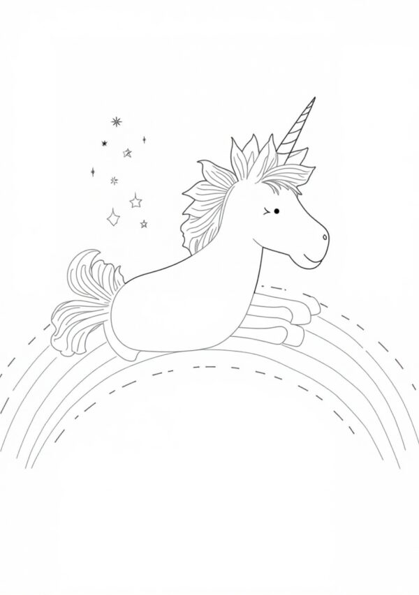 Enchanting Unicorn Coloring Book Digital Download - 21 Pages - Image 4