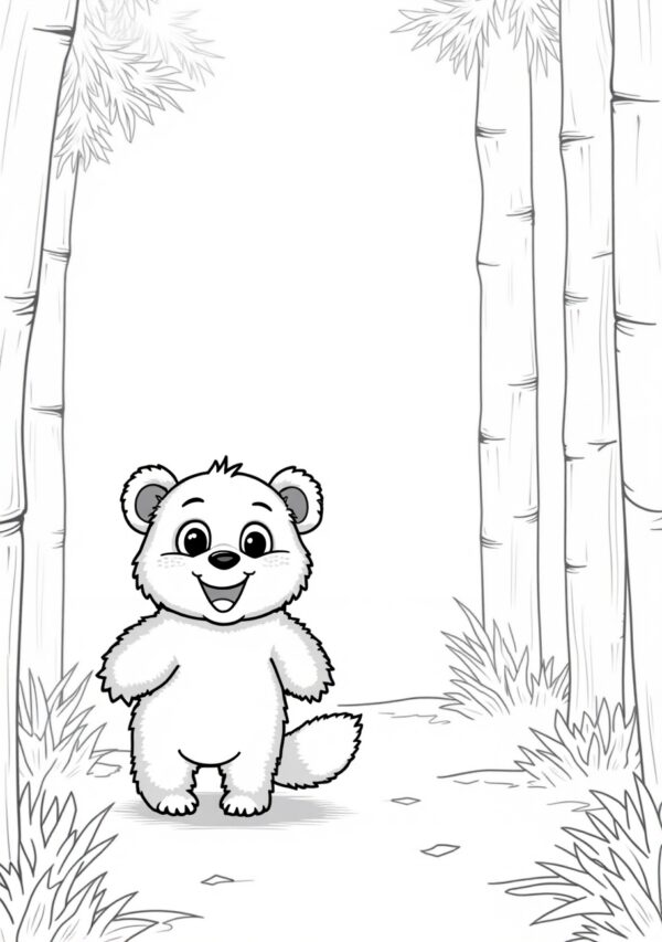 Adorable Bear Digital Coloring Book | Instant Download - 24 Pages - Image 4