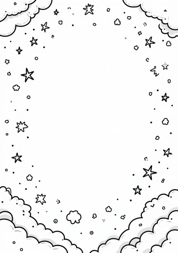 Celestial & Nature Digital Coloring Book - 25 Pages - Image 2