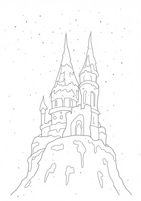 Magical Castle Coloring Book - Digital Download - 25 Pages - Image 3