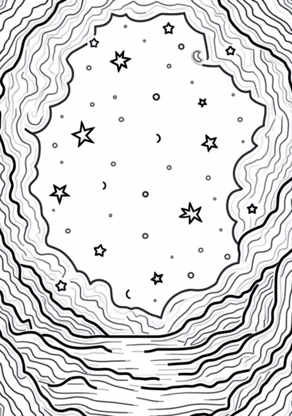 Celestial & Nature Digital Coloring Book - 25 Pages - Image 4