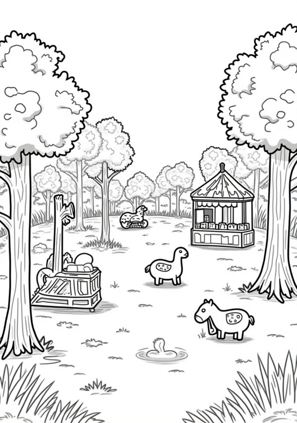 Unique Nature-Inspired Coloring Book Digital Download - 26 Pages - Image 4