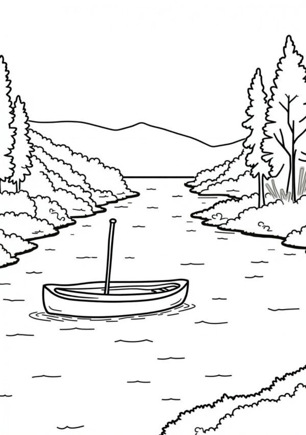 Calming Nature Coloring Pages - Digital Download - 26 Pages - Image 4