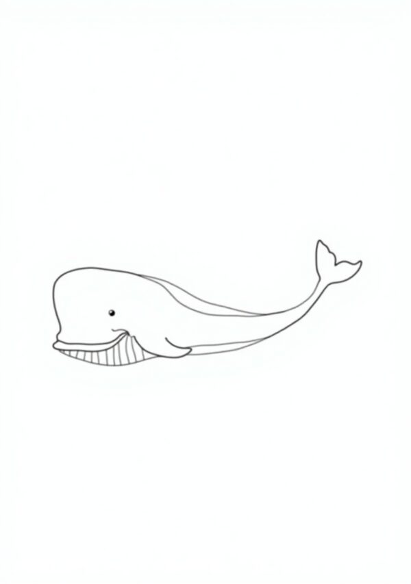 Whale Wonders: Digital Coloring Book for Relaxation - 25 Pages - Image 2