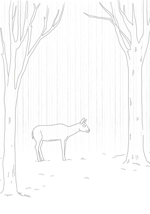 Woodland Deer Coloring Adventure - 25 Pages - Image 4