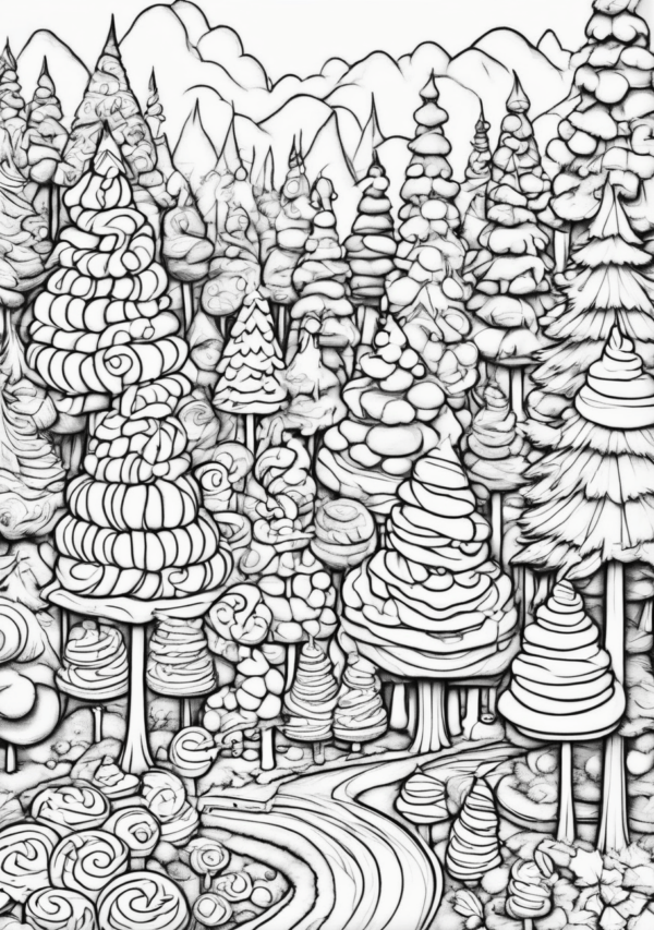 Christmas Coloring Book Digital Download - 11 Pages