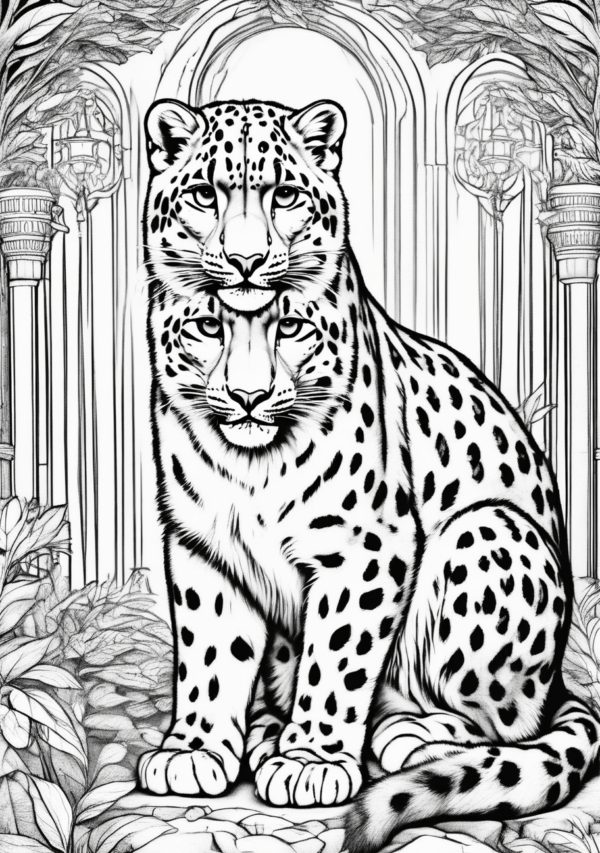 Intricate Animal Designs Christmas Coloring Book - 11 Pages