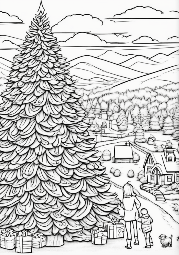 Christmas Coloring Book - Digital Download Edition - 11 Pages