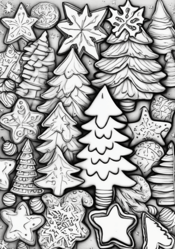 Christmas Coloring Book Digital Download - Creative and Calming Designs - 11 Pages - Image 3