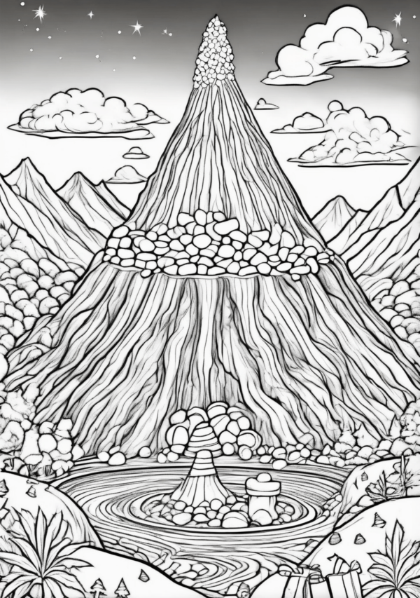 Christmas Coloring Book with Nature Scenes - 11 Pages - Image 2