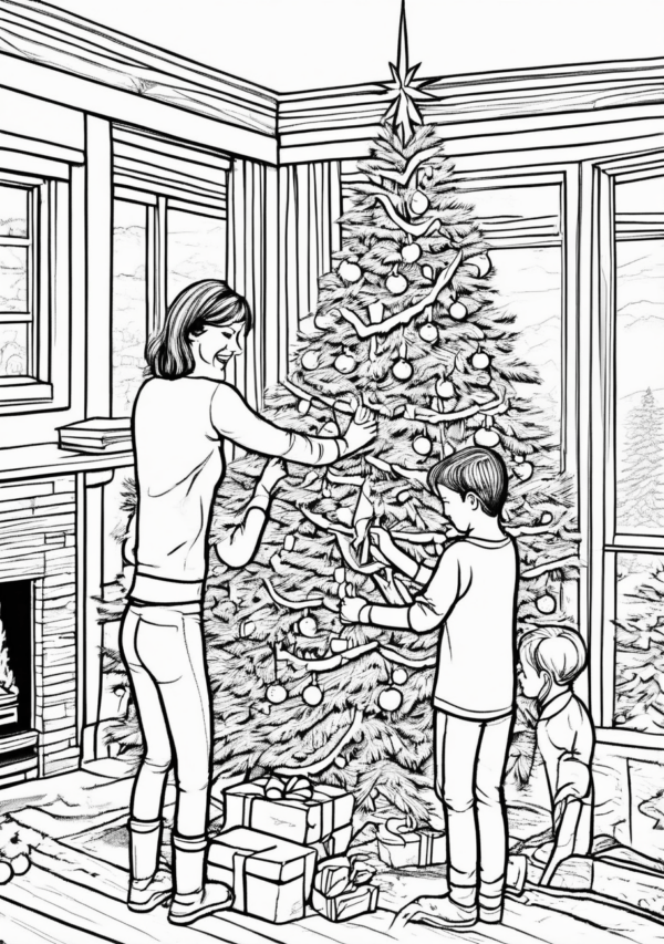 Intricate Christmas Coloring Book Digital Edition - 11 Pages