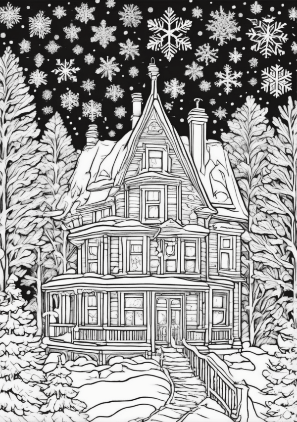 Intricate Christmas Coloring Book for Relaxation - 11 Pages - Image 2