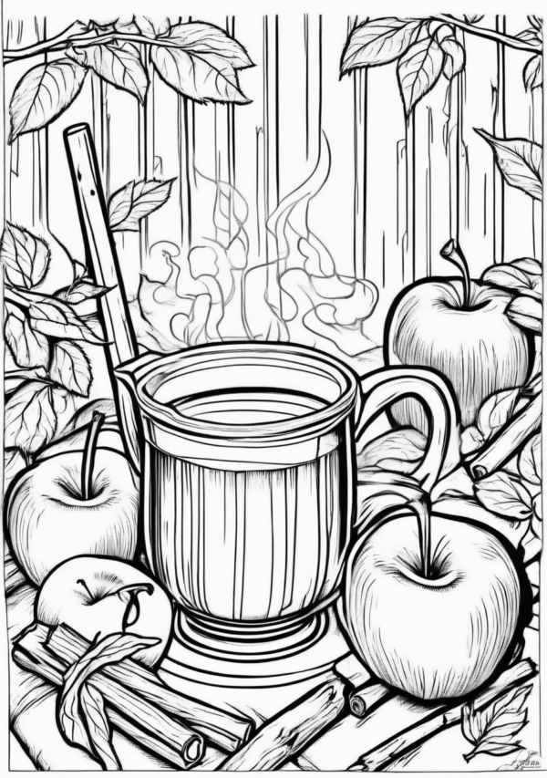 Festive Christmas Coloring Book for Relaxation - 11 Pages - Image 2