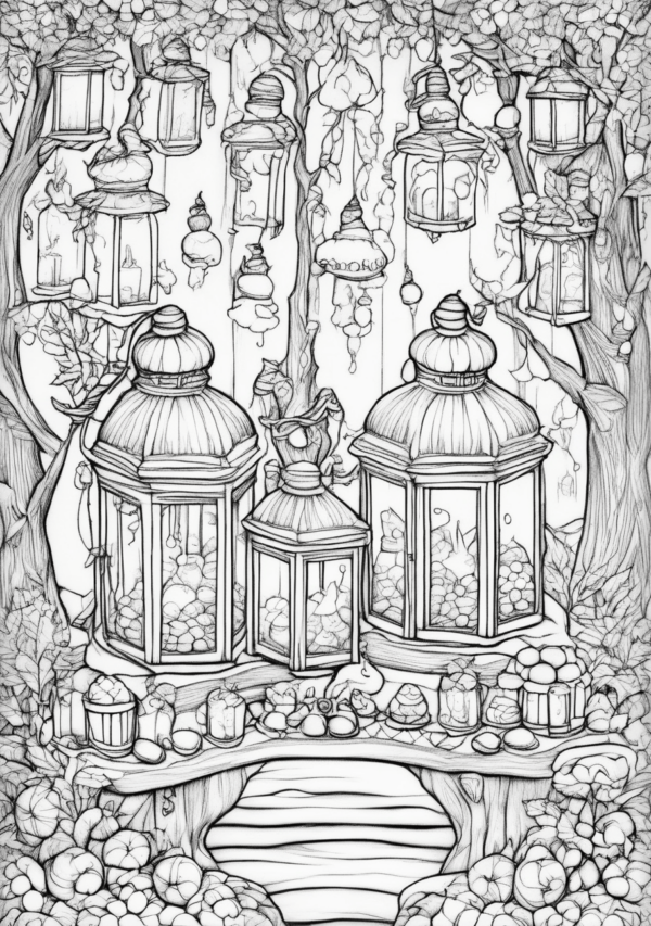 Christmas Fairy Fantasy Coloring Book - Digital Download - 11 Pages - Image 2