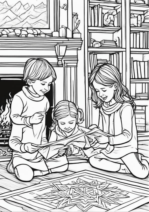 Beautiful Christmas Coloring Book for Relaxation and Creativity - 11 Pages - Image 3