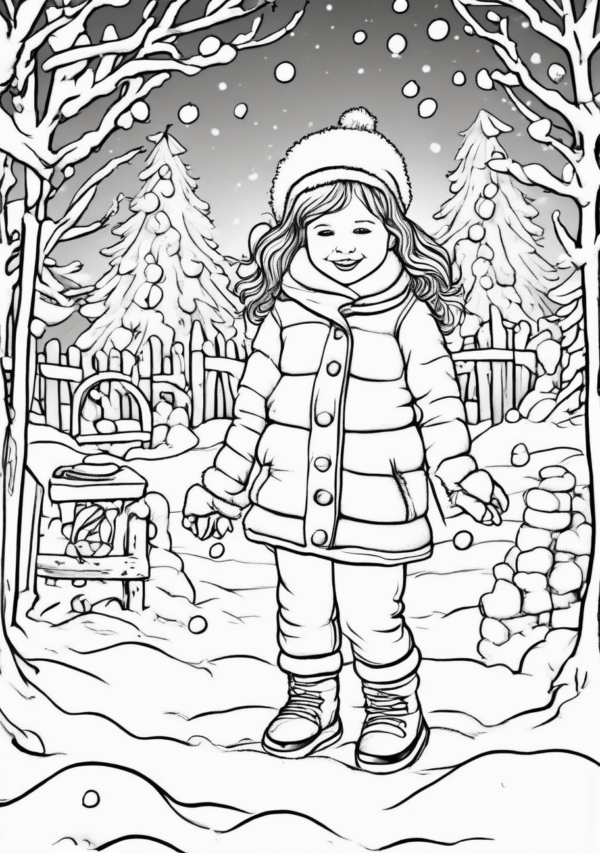 Christmas Coloring Book with Beautiful Designs - 11 Pages - Image 2