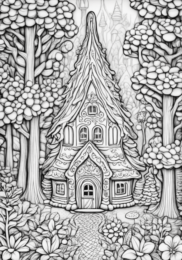 Enchanting Christmas Coloring Book - 11 Pages - Image 2