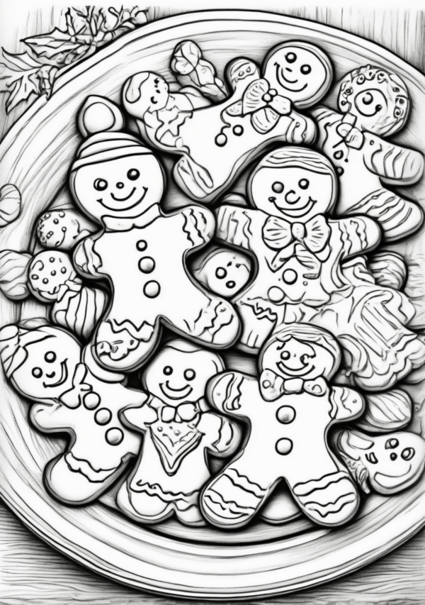 Christmas Coloring Book: Digital Download - 11 Pages