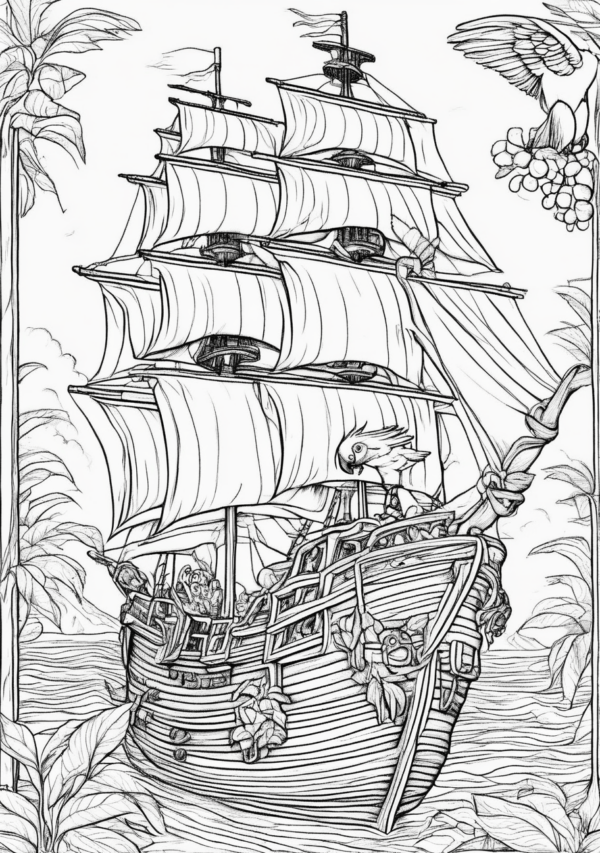 Christmas Adventure Coloring Book - Digital Download - 11 Pages - Image 2