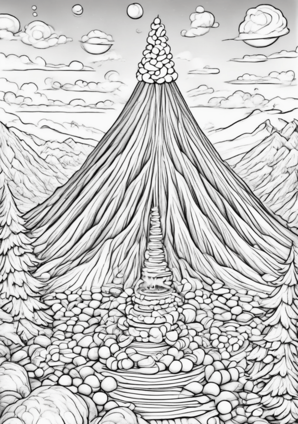 Christmas Coloring Book with Nature Scenes - 11 Pages - Image 4