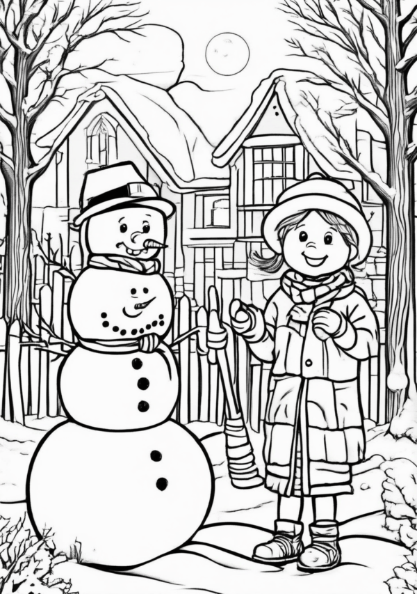 Cozy Christmas Coloring Book for Creative Relaxation - 11 Pages - Image 2