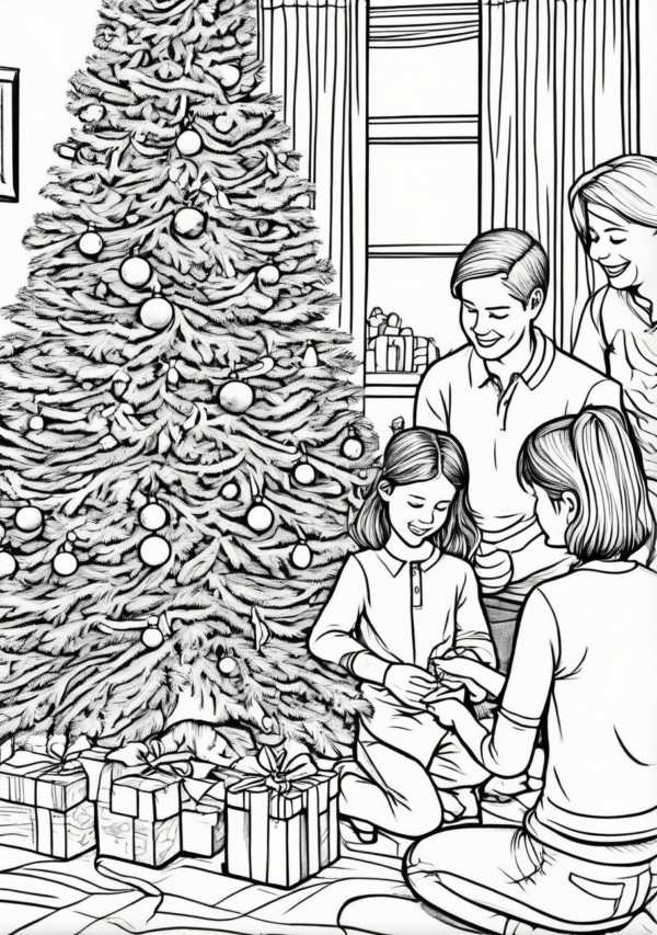 Intricate Christmas Coloring Book Digital Edition - 11 Pages - Image 2