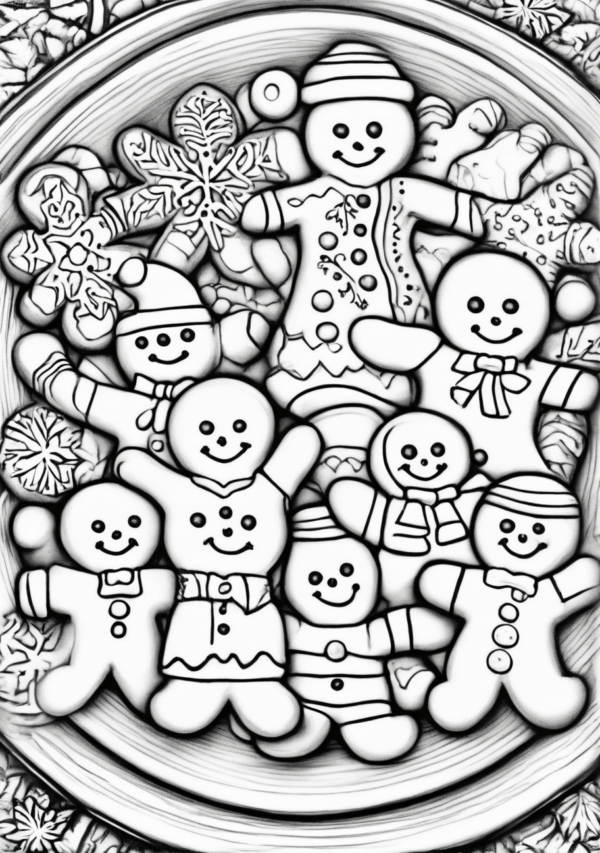 Christmas Coloring Book: Digital Download - 11 Pages - Image 2