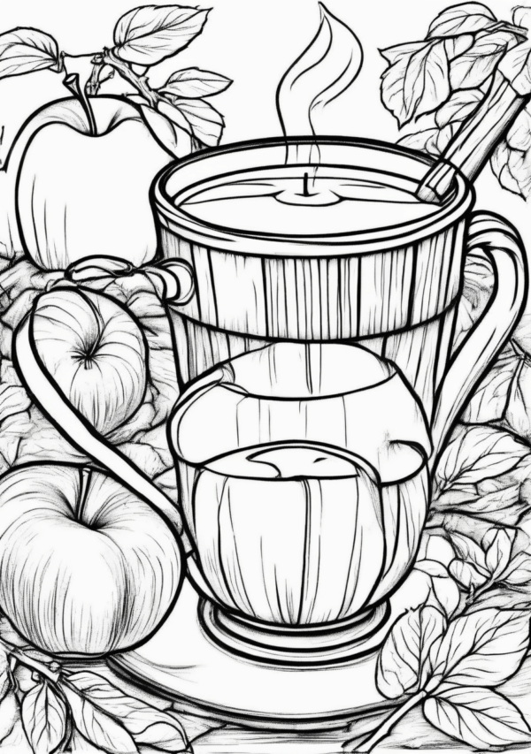 Festive Christmas Coloring Book for Relaxation - 11 Pages - Image 4