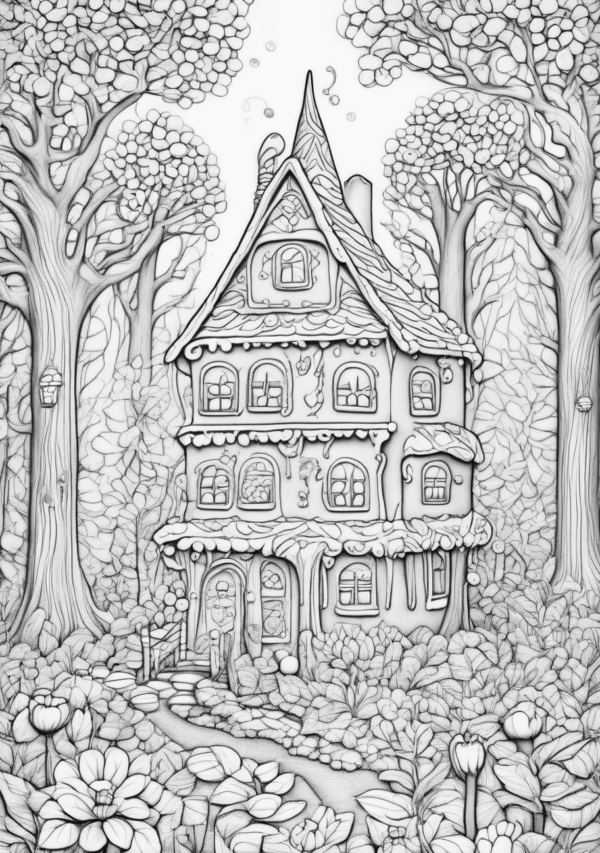 Enchanting Christmas Coloring Book - 11 Pages - Image 3