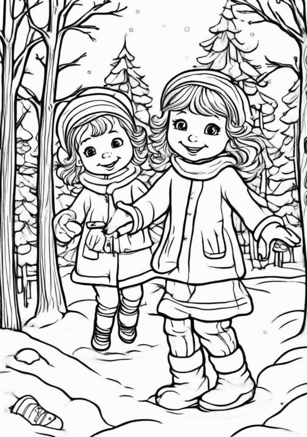 Christmas Coloring Book with Beautiful Designs - 11 Pages - Image 4