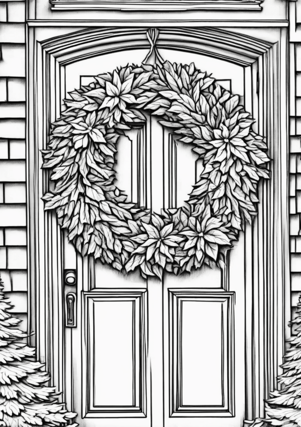 Christmas Coloring Book Digital Download - 11 Pages