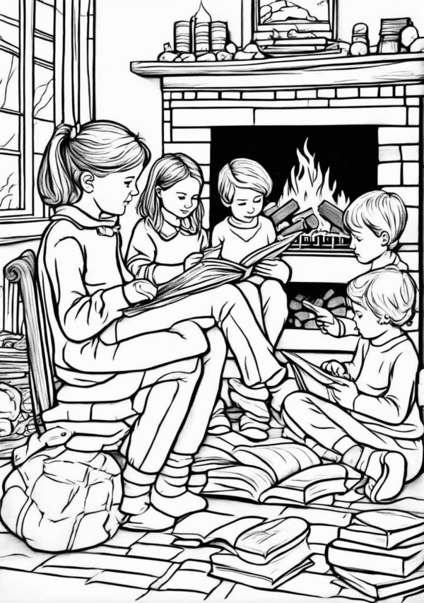 Christmas Coloring Book for Instant Creativity - 11 Pages - Image 3