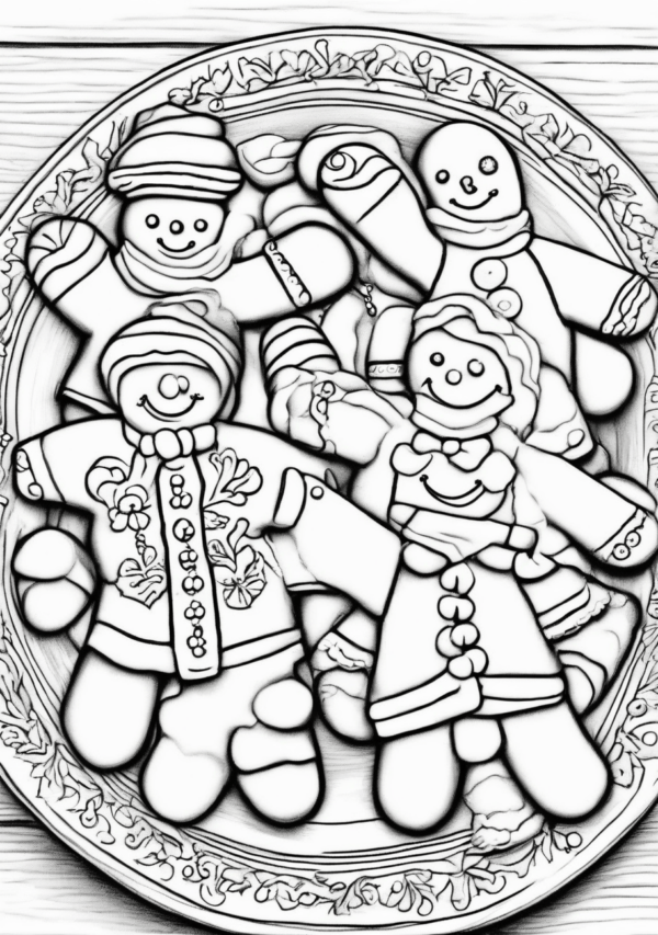 Christmas Coloring Book: Digital Download - 11 Pages - Image 3