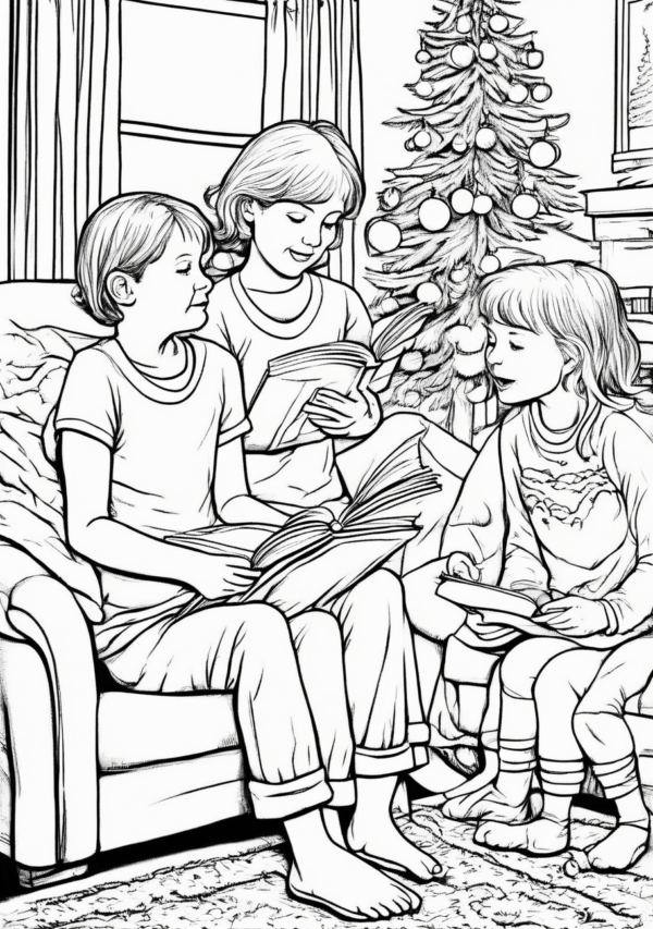 Beautiful Christmas Coloring Book – Digital Download - 11 Pages - Image 4