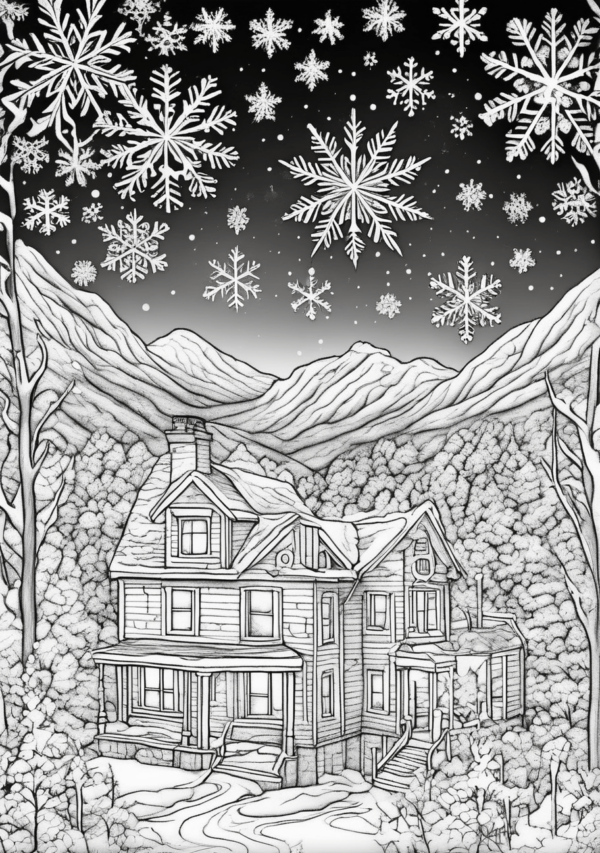 Intricate Christmas Coloring Book for Relaxation - 11 Pages - Image 4