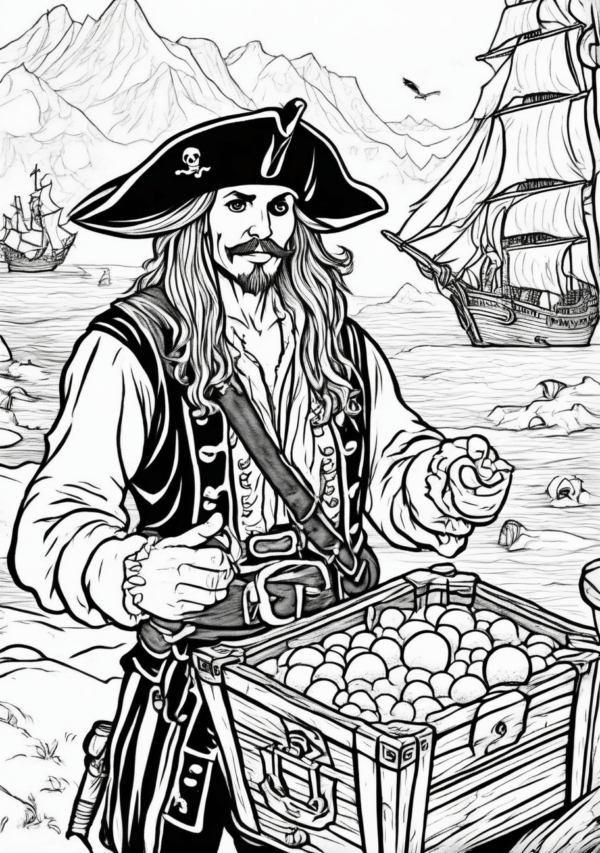 Christmas Ship Coloring Book Digital Download - 11 Pages - Image 2