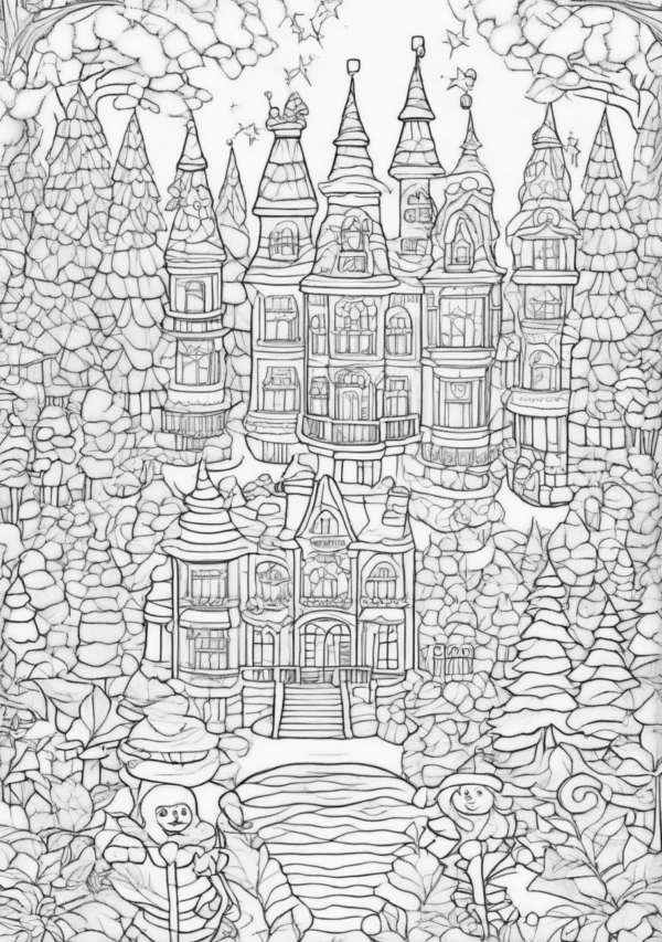 Enchanting Christmas Coloring Book: Digital Download - 11 Pages - Image 3