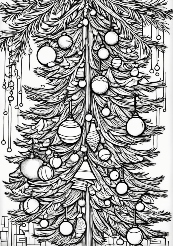 Unique Christmas Ornament Coloring Pages - 11 Pages