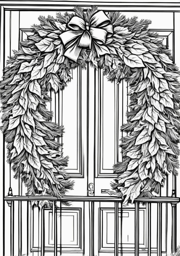 Christmas Coloring Book Digital Download - 11 Pages - Image 2