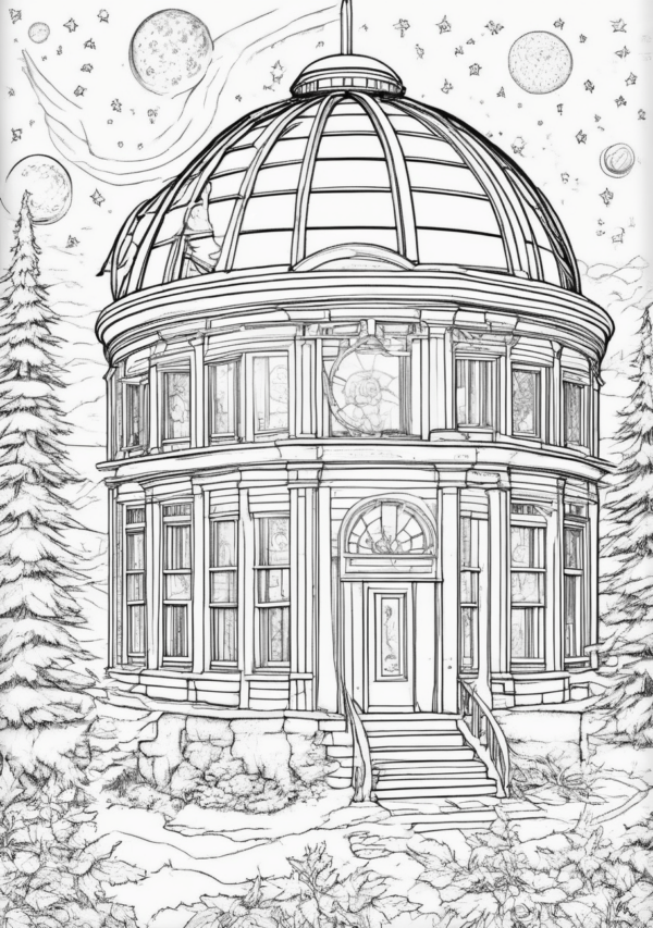 Unique Christmas Coloring Book for Adults - 11 Pages - Image 2