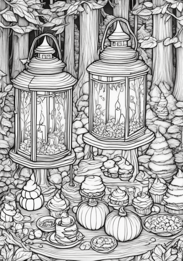 Christmas Fairy Fantasy Coloring Book - Digital Download - 11 Pages - Image 3